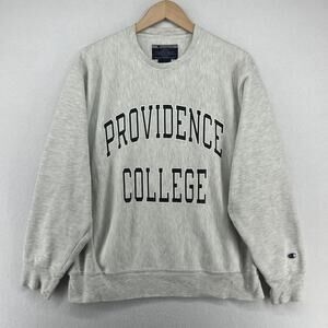 PROVIDENCE COLLEGE Sweatshirt Mens M CHAMPION Friars Rhode Island Y2K Gray